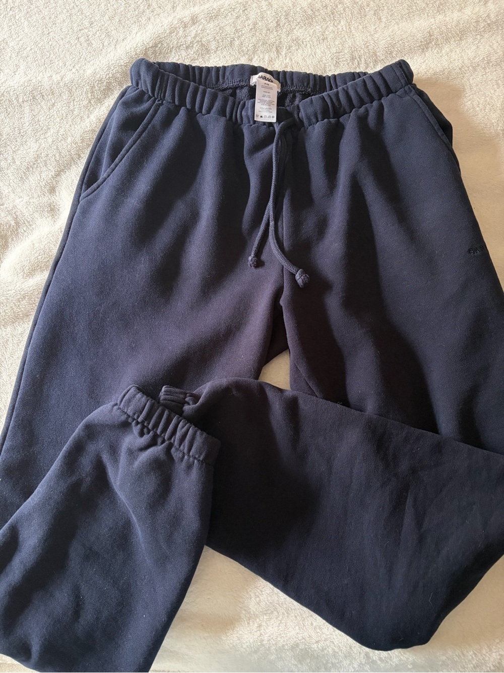 Garage Navy Track Joggers - Picture 2 of 2